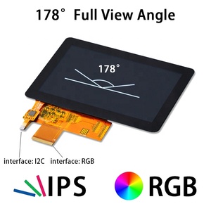 Alto brillo impermeable CTP Android 5 pulgadas LCD TFT Módulo de pantalla táctil capacitiva