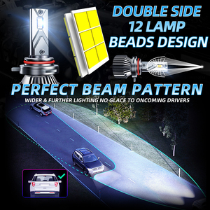 Kích thước nhỏ sáng hơn dẫn Bóng Đèn Pha E5 xe 9012 65W 6500K dẫn đầu ánh sáng - Product Image 2