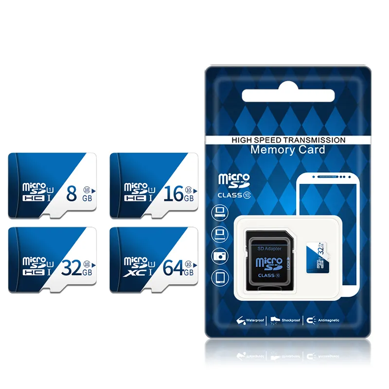 Thẻ Nhớ Tốc Độ Cao 64GB Class10 U1 U3 Cho Điện Thoại/Máy Ảnh 32GB C10 Thẻ Sd TF 128GB 256GB
