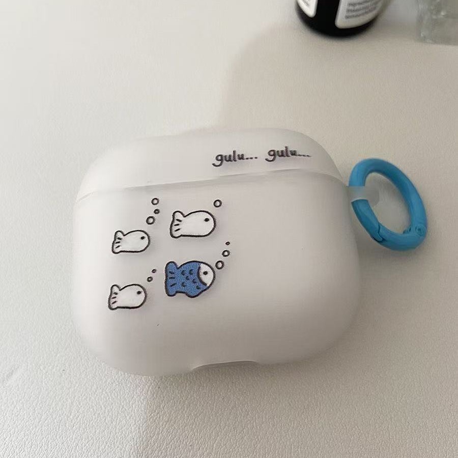 Cute Little Fish Blue Ring