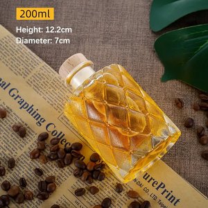 Recyclable <strong>Liquor</strong> Wine Whisky Vodka Tequila Glass <strong>Bottle</strong> 50ml 100ml 150ml 200ml 250ml with Cork Stopper - Product Image 6
