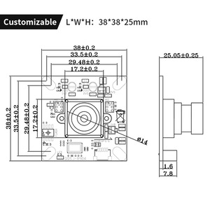1MP 720P küresel pozlama SC132GS modülü kamera küresel deklanşör B/W Robot kamera modülü USB - Product Image 6