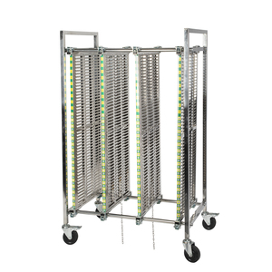 Nóng bán OEM tùy chỉnh thép và PP bốn bánh PCB lưu trữ xe đẩy với nền tảng ổn định SMT <span class=keywords><strong>ESD</strong></span> cho xe đẩy tay cho PCB - Product Image 5