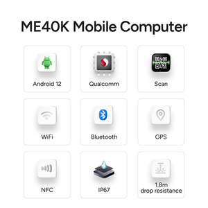 MEFERI ME40K 4 Inch High Speed <strong>Handheld</strong> PDAs Data Collection Terminal <strong>QR</strong> <strong>Code</strong> Reader NFC <strong>Android</strong> 12 1D 2D Barcode <strong>Scanner</strong> - Product Image 3