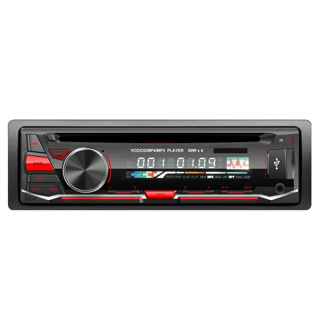 Universal auto Radio estéreo reproductor de Audio CD DVD MP3 jugador con FM Entrada Aux SD/USB puerto