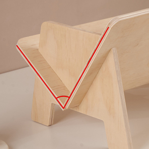 Simple Design Desktop Storage <strong>Rack</strong> Multi-Purpose Wooden Organizer For Books Decor In Home Office Cafe Minimalist Style Custom - Product Image 5