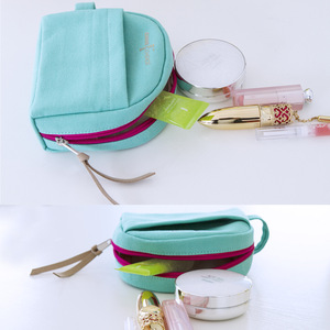 Custom Cosmetic Bag Small <strong>Pouch</strong> Daily Personal Accessories Organizer Lipstick Bag Cute Canvas Makeup Bag - Product Image 6