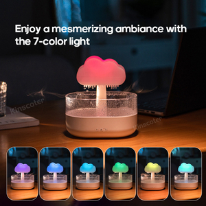 7 warna lampu rumah tangga awan hujan Humidifier Raindrop Humidifier air Drip Raincloud Diffuser minyak esensial - Product Image 4