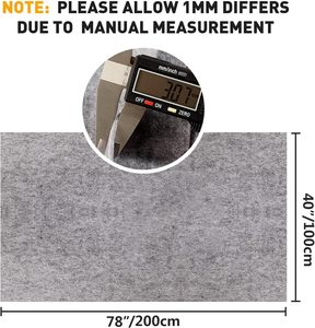 Đen underfelt Thảm xe Thân cây cảm thấy lót thảm cho loa - Product Image 6