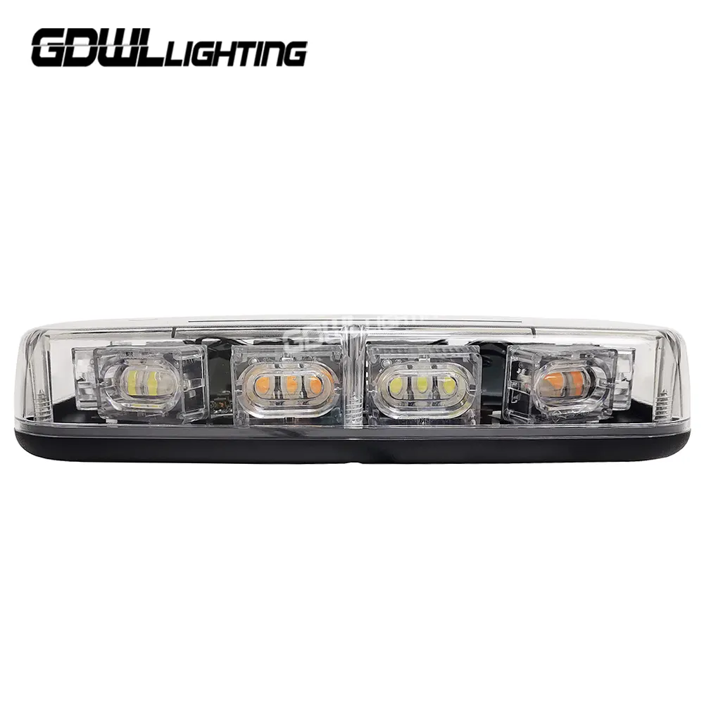 Best Quality ECE R65 R10 Approved Emergency Warning Strobe Lights Car Flashing Light Bar For Truck Tractor LED Mini Light Bar