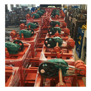 220v manual eficiente 4 polegadas pequenas máquinas de concreto mecânica Gearbox bomba para cimento oco bloco tijolo fazendo núcleo incluído