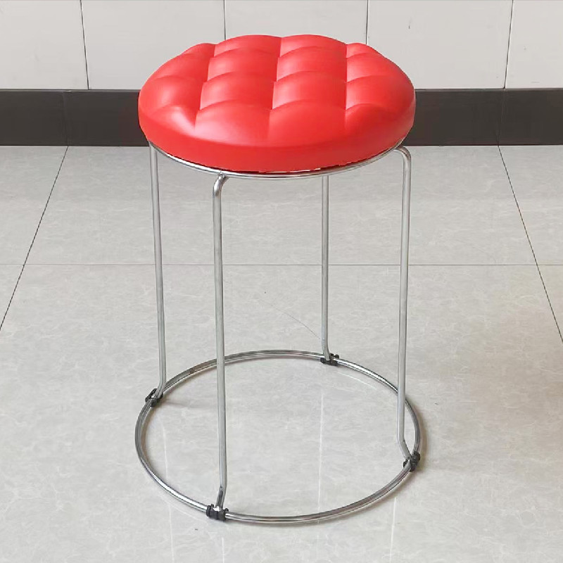 Support à pain audacieux à quatre pieds-rouge-46 cm de haut