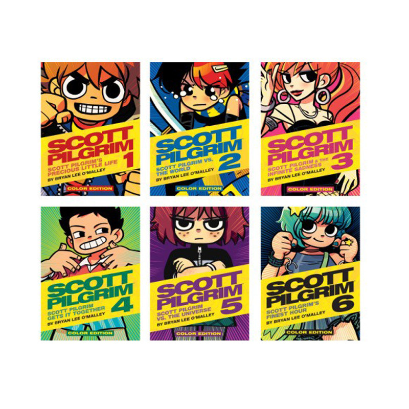 Scott Pilgrim - 6 volúmenes - papel Dullin - a color