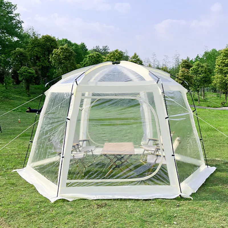 Polycarbonate Clear Dome Tent Camping Outdoor Advertising Activities Four-season Tent Transparent Balcony Tent
