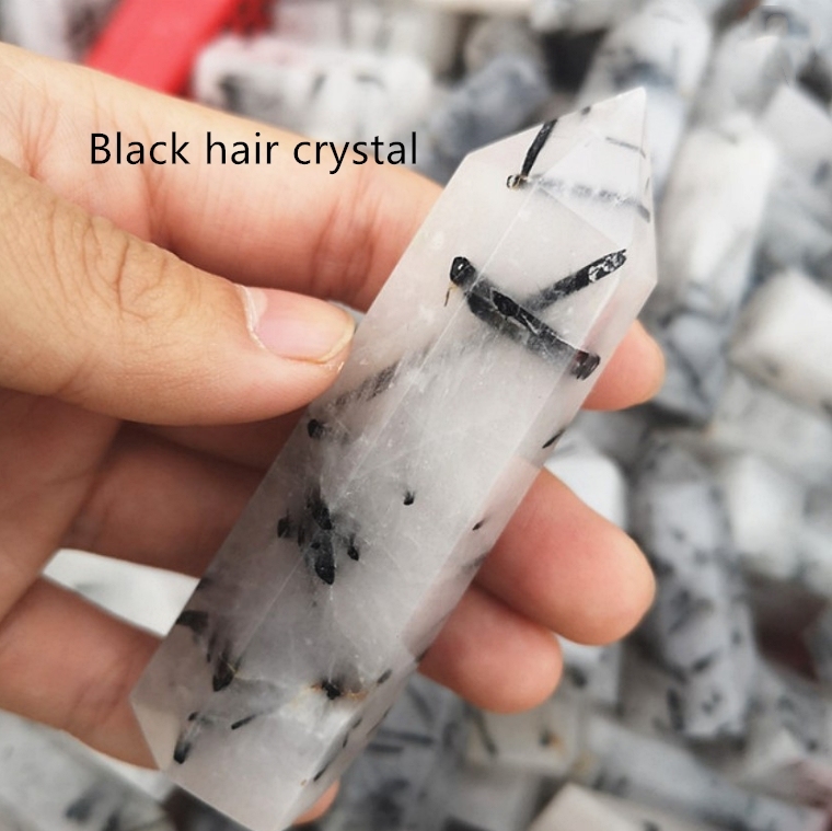 Tourmaline noire dans le quartz