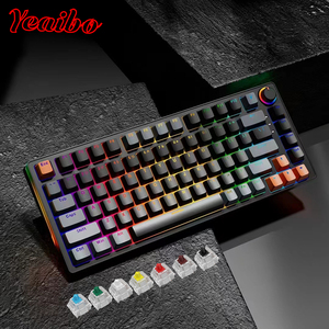 Rain Bowretro <strong>Macro</strong> Pc Switches Rgb Switch Tablet Backlit for Win Ios Gaming Transparent Gamers Switches Mechanical Keyboard - Product Image 3