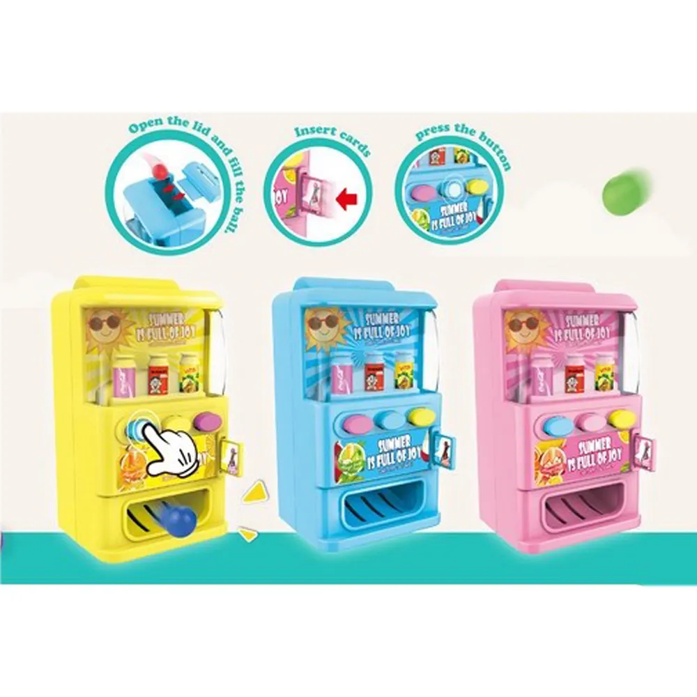 Hot selling mini candy machine toy with kids novelty funny candy toys