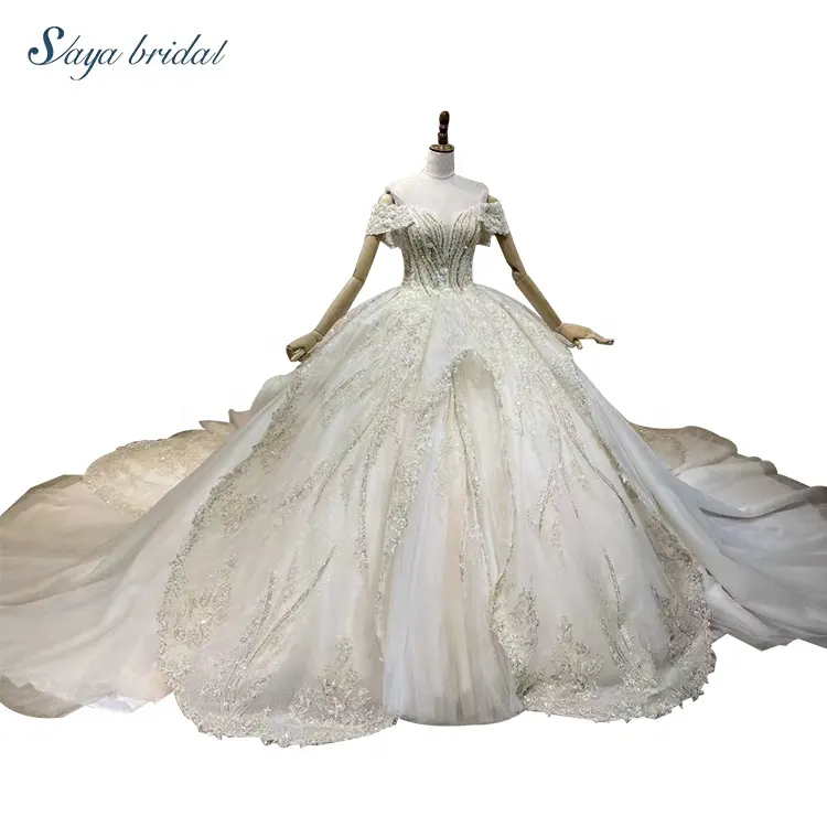 Кружевное белое платье в пол из полиэстера, с V-образным вырезом и открытыми плечами