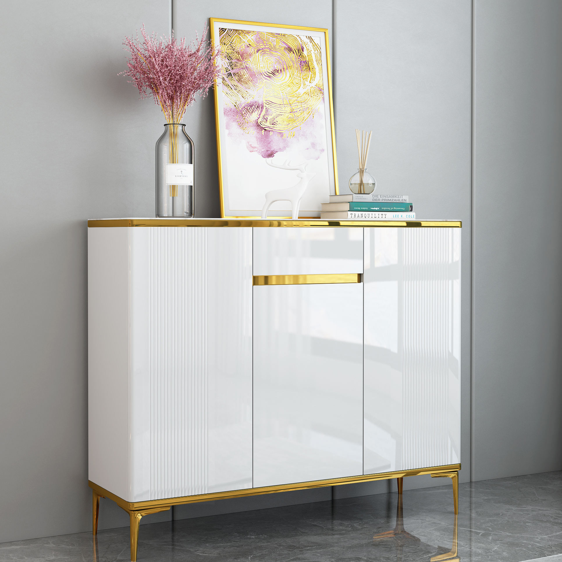 สีขาวทอง