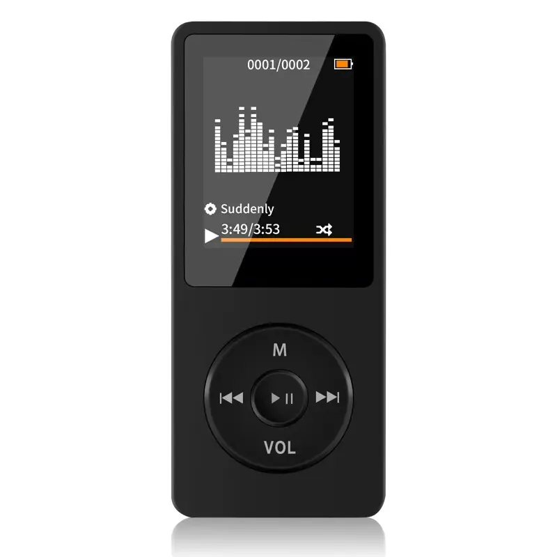 Müzik MP3 çalar 1.8 inç büyük ekran ile kayıpsız HiFi ses kaydedici MP4 çalar FM e-kitap bluetooth hoparlör