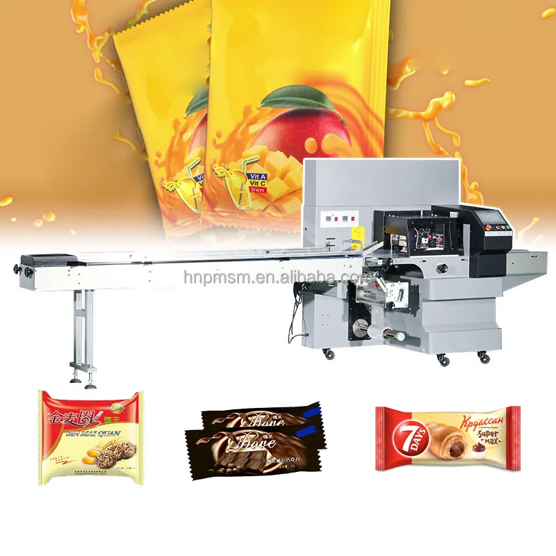 Top Quality Sandwich Packing Machine Low Budget Oreo Cookie Packaging Machine Cheese Horizontal Packaging Machine