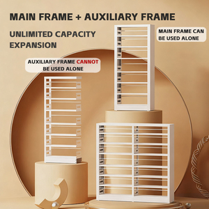 Kệ sách kim loại kệ sách thép kệ sách thư viện Kệ sách 5 tầng kim loại kệ sách kim loại khung kệ sách - Product Image 4