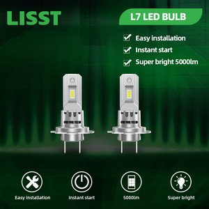 H7 H4หลอดไฟ LED แบบ CANbus 6000องศาสำหรับรถยนต์ไฟหน้า LED 360องศา csp3570หลอดไฟ LED สำหรับพัดลมระบายความร้อนแบบปลั๊กแอนด์เพลย์ - Product Image 2