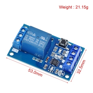 TZT 5V 12V Single Bond Button Bistabiles Relais modul Modifizierter Auto-Start-und Stopp-Selbstsicher ungs schalter Ein Schlüssel für Arduino - Product Image 2