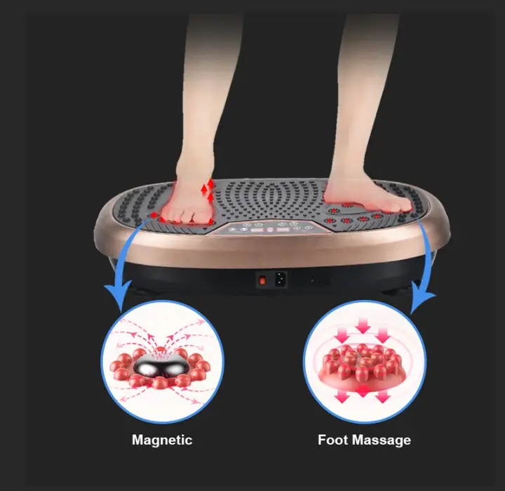 सर्वाधिक बिकने वाले उत्पाद 2024 पावर वाइब्रेशन प्लेट व्यायाम मशीन, फिटनेस उपकरण, क्रेज़ी फिट मसाज वाइब्रेशन मशीन