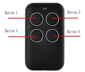 Remote <strong>Control</strong> Universal 4 Channel 433 MHz Cloning Gate Garage Door Remote <strong>Control</strong> Duplicator Copy Learning Code RF Controller