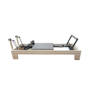 Imported Solid Maple and Beech Wood Splicing Bed Frame Aluminum Alloy Thickened Track Imported Piano Wire Spring Pilates Reforme - Product Image 1