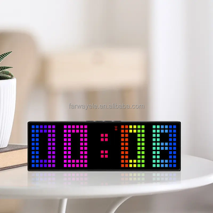 Творческие цифровые светодиодные настольные часы RGB с таймером обратного отсчета и обратного отсчета - Product Image 3