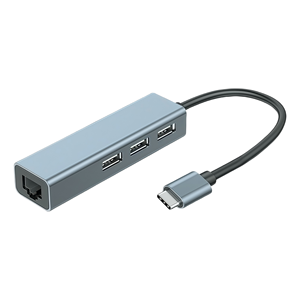 USB 2.0 Hub Converter <strong>Type</strong>-C to <strong>Network</strong> Port 4in1 <strong>Type</strong> C Hub with 100M <strong>Network</strong> Card RJ45 for HDTV and <strong>Computer</strong> Applications - Product Image 3