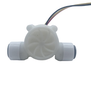 3/8英寸快速连接DC5VHall效应液态水流量传感器开关流量计计数器0.25-10L OEM涡轮流量传感器 - Product Image 5