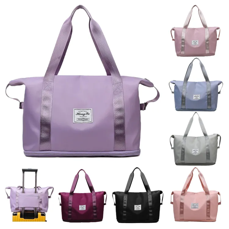 Large Capacity Folding Travel Bags Waterproof Luggage Tote Handbag Travel Duffle Bag Gym foldable Shoulder Bag For Women Men