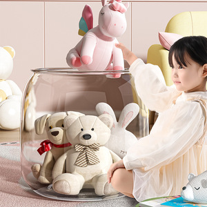 Bán buôn hộ gia đình hình lục giác không khí chặt chẽ dễ thương hình thủy tinh Cookie kẹo lọ - Product Image 3