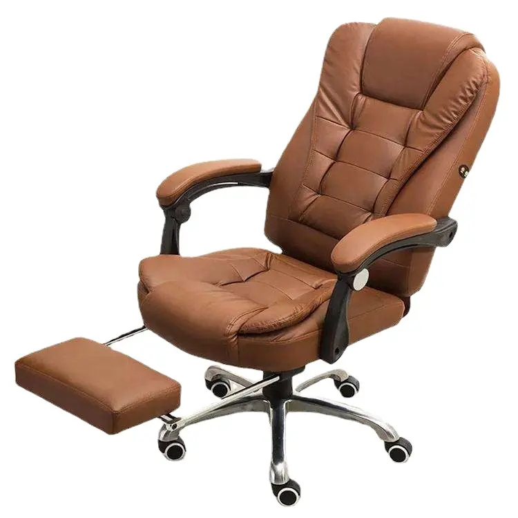 Vente en gros de chaise d'ordinateur de haute qualité chaise pivotante de bureau chaise de bureau en cuir de massage