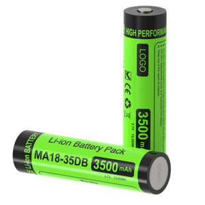 ความจุสูง18650ประเภท3.7โวลต์3500มิลลิแอมป์ชั่วโมง Tambas ไฟฉายแบตเตอรี่ - Product Image 2