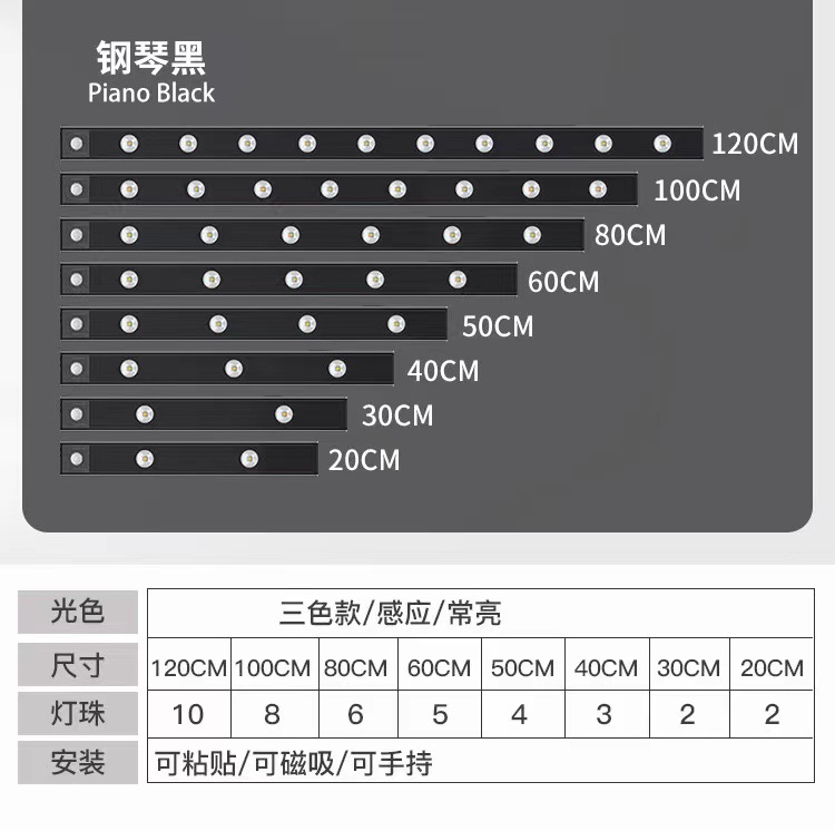 20cm black