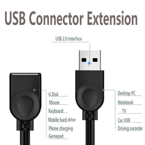 GAZ- CB45สายต่อUSBข้อมูล,สายต่อ2.0คอร์ทองแดงเต็มรูปแบบA/fตัวผู้กับตัวเมีย - Product Image 3