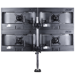 Independently Adjustable Four-Screen <strong>Monitor</strong> Stand with Rotating Joints for Multi-Device Data Monitoring New Stock - Product Image 1
