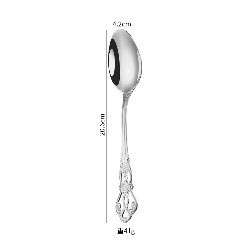 Silver dinner spoon