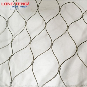 Rete a rete di corda di sicurezza in acciaio inossidabile per la costruzione di ringhiere filo decorativo tessuto a rete tessuto semplice servizio di taglio incluso - Product Image 3