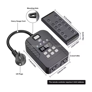 Timer della luce programmabile con telecomando Wireless per lampadine a LED e luci a stringa