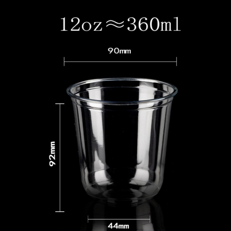 Gobelet transparent de 90 mm, 12 oz/360 ml