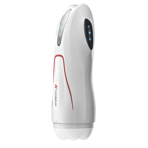 Hot Selling LED Display 9 Frequency Suction and Vibration Female <strong>Actress</strong> Pronunciation Electric Automatic Masturbator for Man - Product Image 2