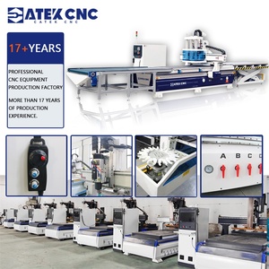 Vendita in fabbrica quattro mandrini completamente automatico carico e scarico ATC Router macchina di CNC facile da usare ecologico