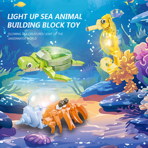 JIESTAR 2025 New Construction Building Block Set Sea Animal Model <strong>Toy</strong> for Children Light &amp; Cheap DIY Plastic <strong>Toy</strong> with Promotion - Product Image 4