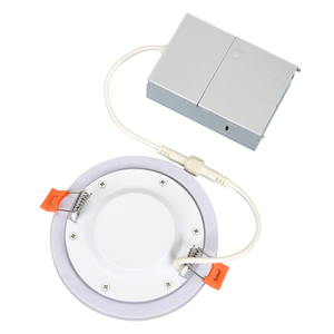Manufactory Export to <strong>U</strong>.<strong>S</strong>. C.A. Smart WiFi <strong>Control</strong> 5CCT + RGBCW 4/6 Inch LED Pot Lights with Night Light - Product Image 3