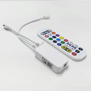 Yeni akıllı ev RGB ışık çubuğu seti 24 anahtar Tuya WIFI APP kontrol kiti RGB 5m LED şerit işık IP65 renkli oturma odası - Product Image 6